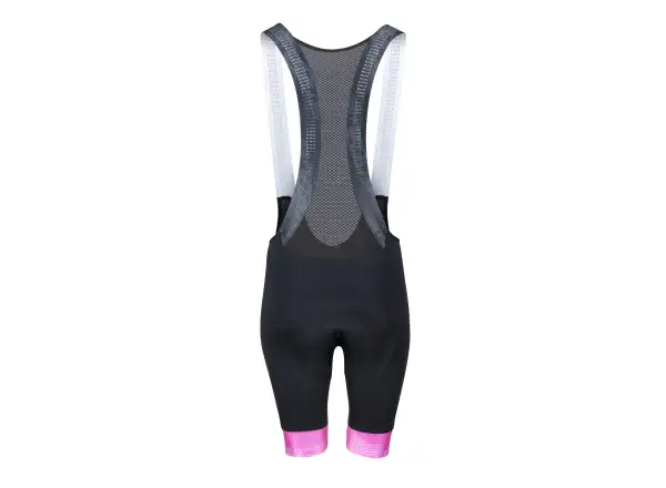 Force Stripe Lady Damen-Shorts Latz Einsatz - Schwarz/Rosa