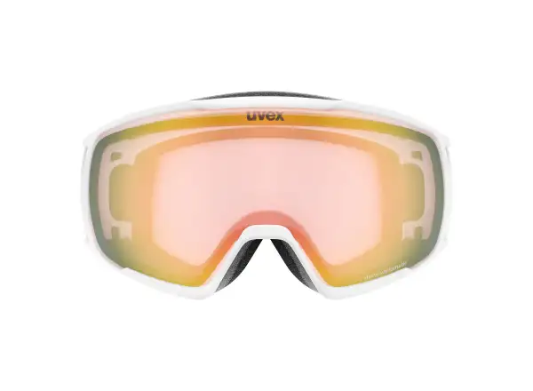 Uvex Vitorious Small V Skibrille whitw matt/rose - clear