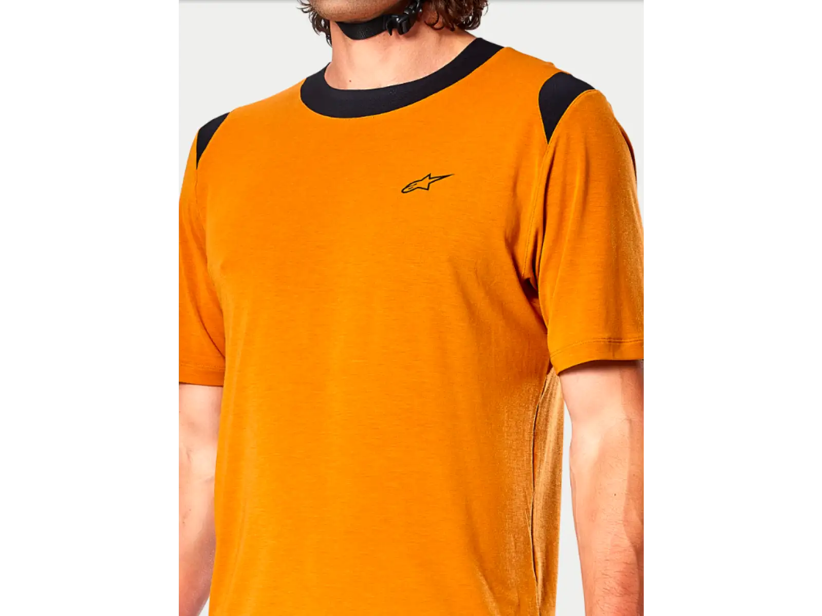 Alpinestars A-Dura Dri Wool Herrentrikot kurzarm Dark Gold
