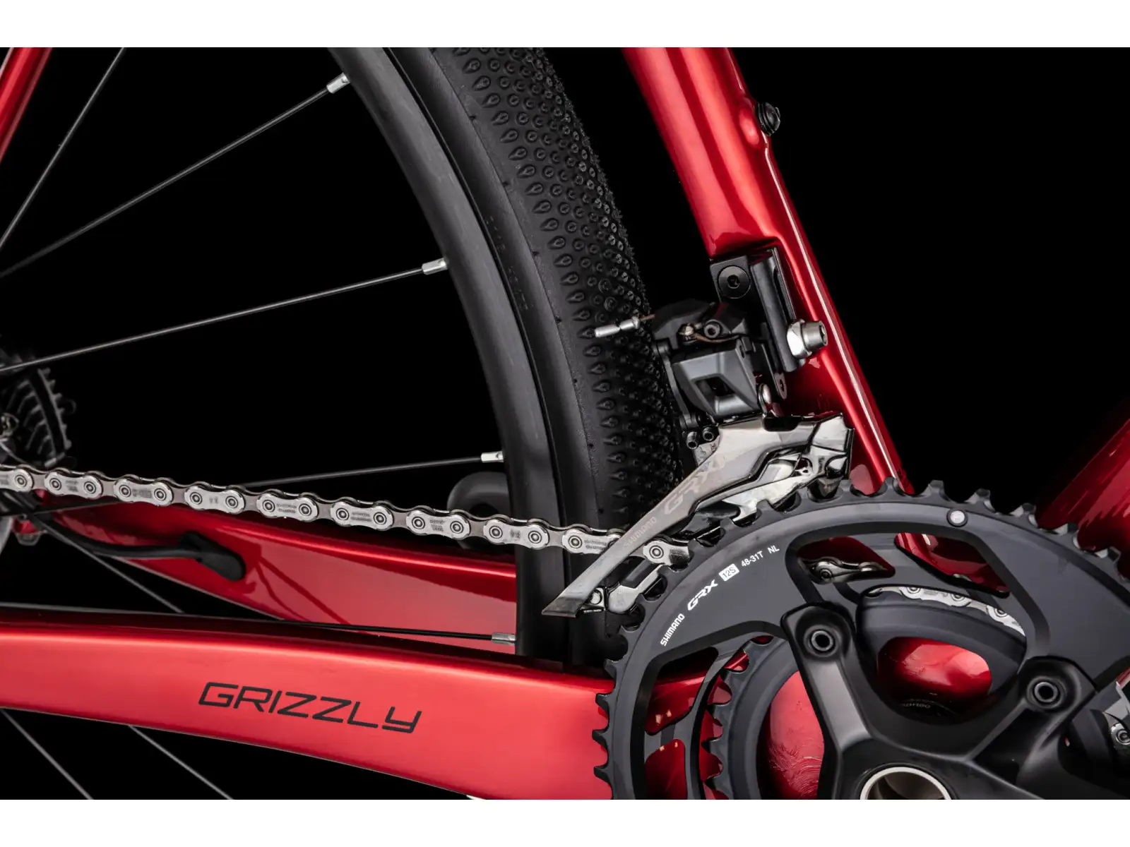 4Ever Grizzly Race Gravelbike Flame red