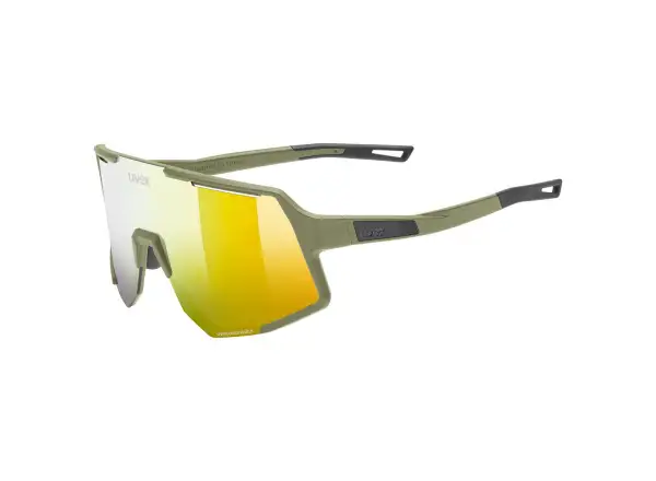 Uvex Sequenze CV Sonnenbrille Olive Matt/Mirror Yellow