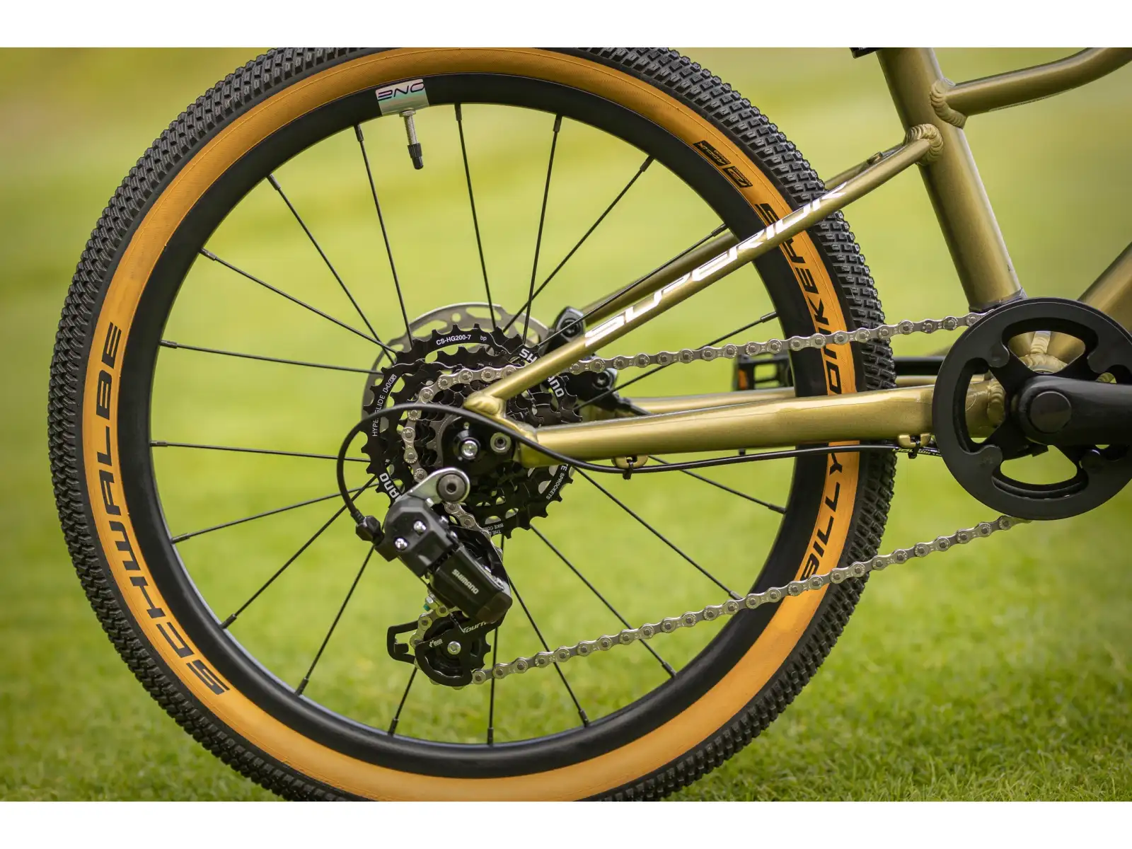 Superior F.L.Y. 20 DB Matte Olive Metallic/Hologram Chrome Kinderfahrrad