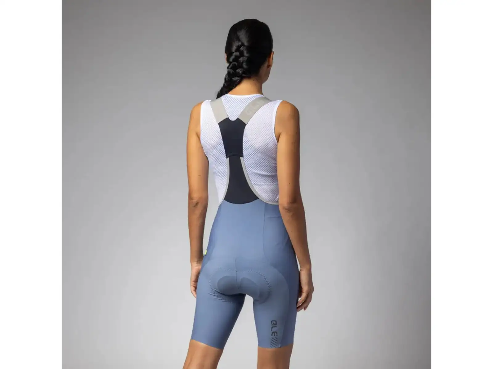 Alé PR-E Master 2.0 Damen Trägershorts mit Einsatz Stell Blue