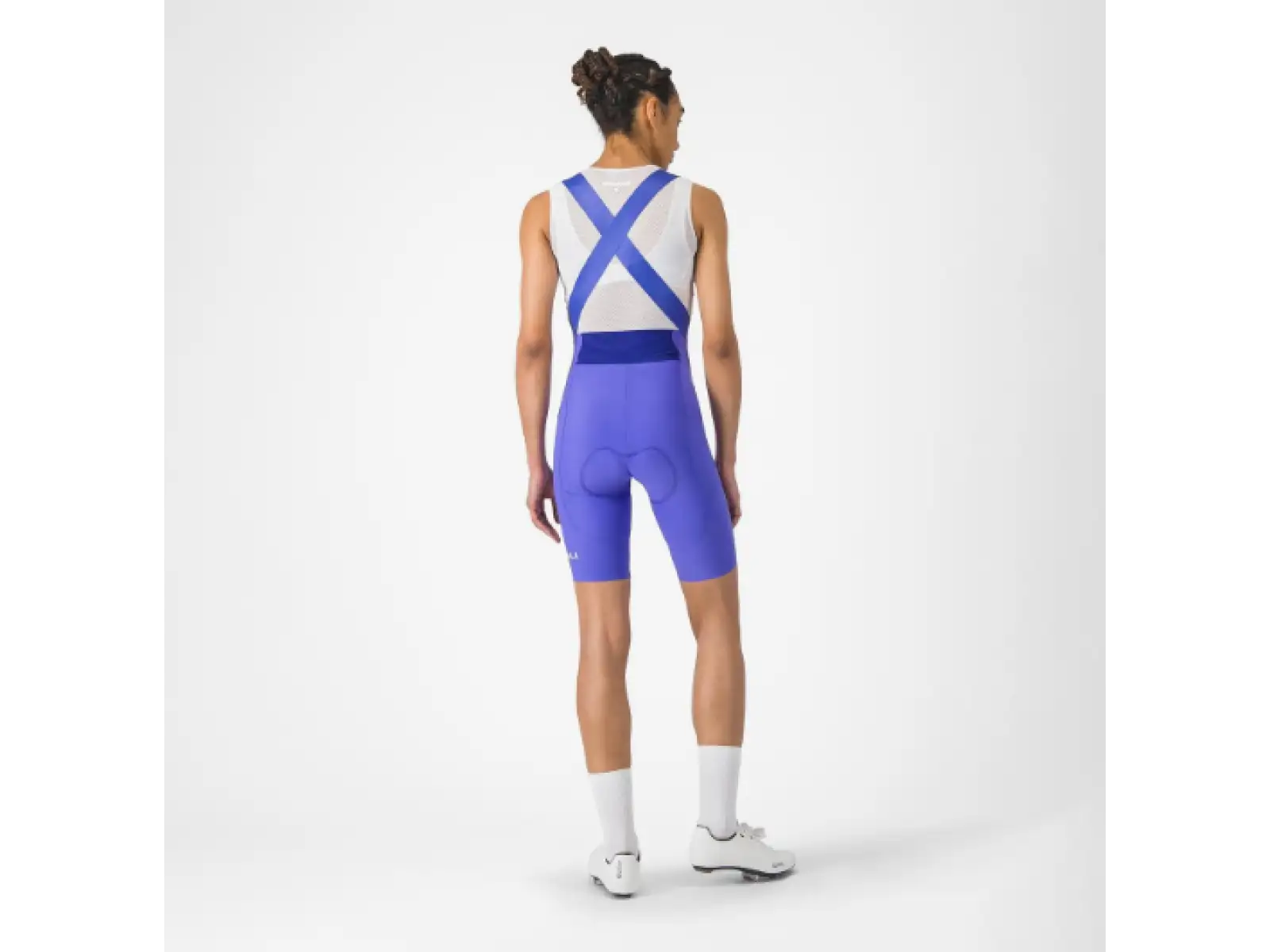 Castelli Espresso 2 W Damen-Shorts mit Einsatz und Trägern Ultraviolet