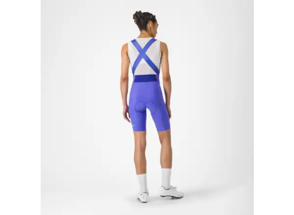 Castelli Espresso 2 W Damen-Shorts mit Einsatz und Trägern Ultraviolet