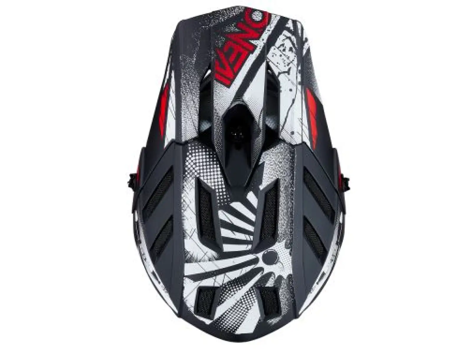 O´Neal Backflip BOOM Helm schwarz/weiß Größe M