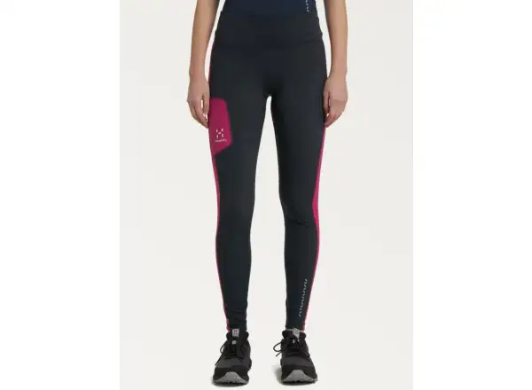 Haglöfs L.I.M Winter elastische Damenhose dunkelgrau/rosa