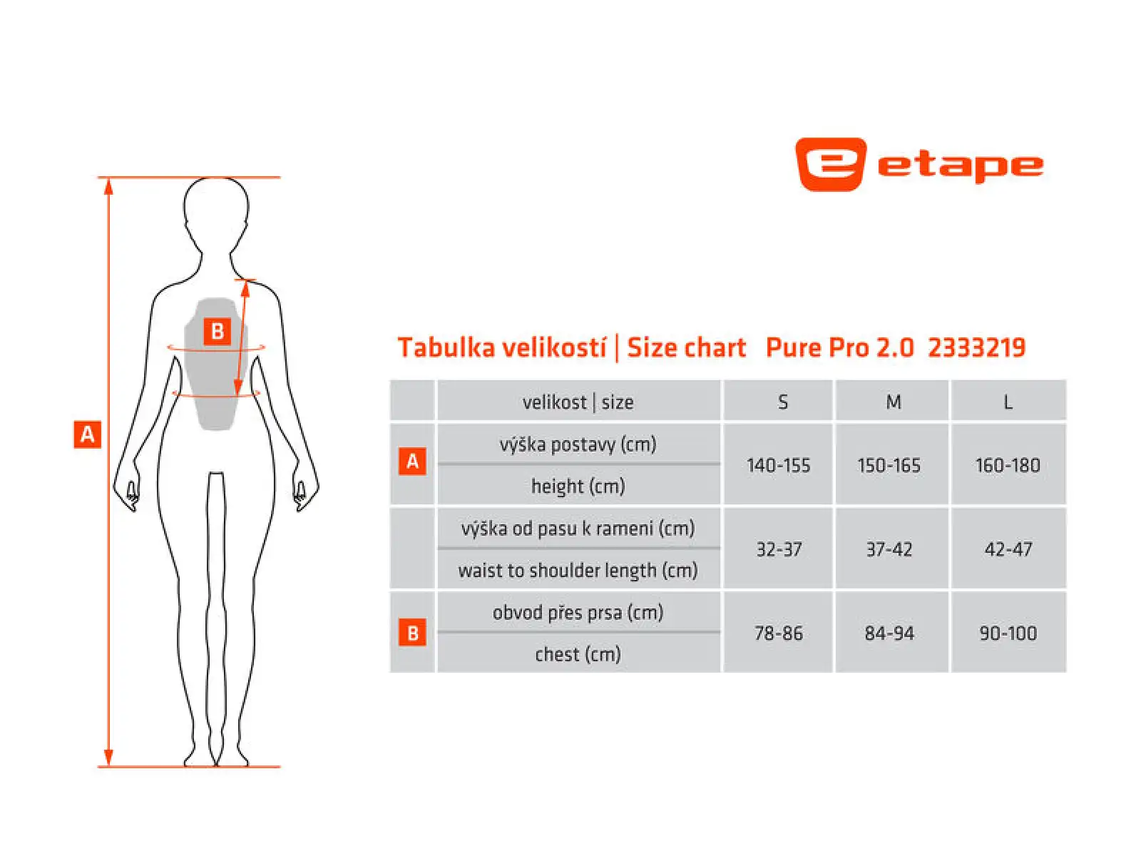 Etape Pure Pro 2.0 Damenweste mit Rückenprotektor schwarz/weiß