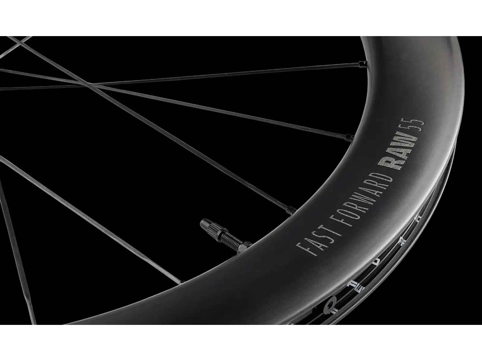 FFWD RAW CS 55 Straßenrad-Räder Matt Schwarz