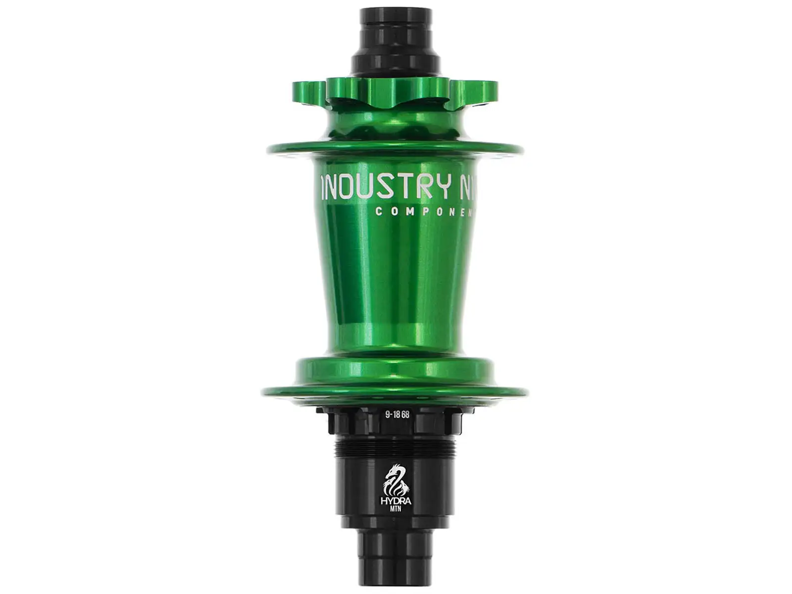 Industry Nine ISO 6B Hydra Classic Non Boost 12x142 hinten grün.