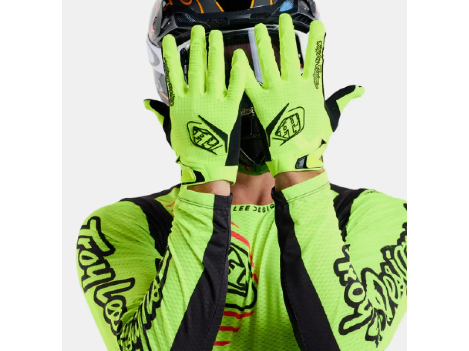 Troy Lee Designs Air Mono Handschuhe Flo Yellow