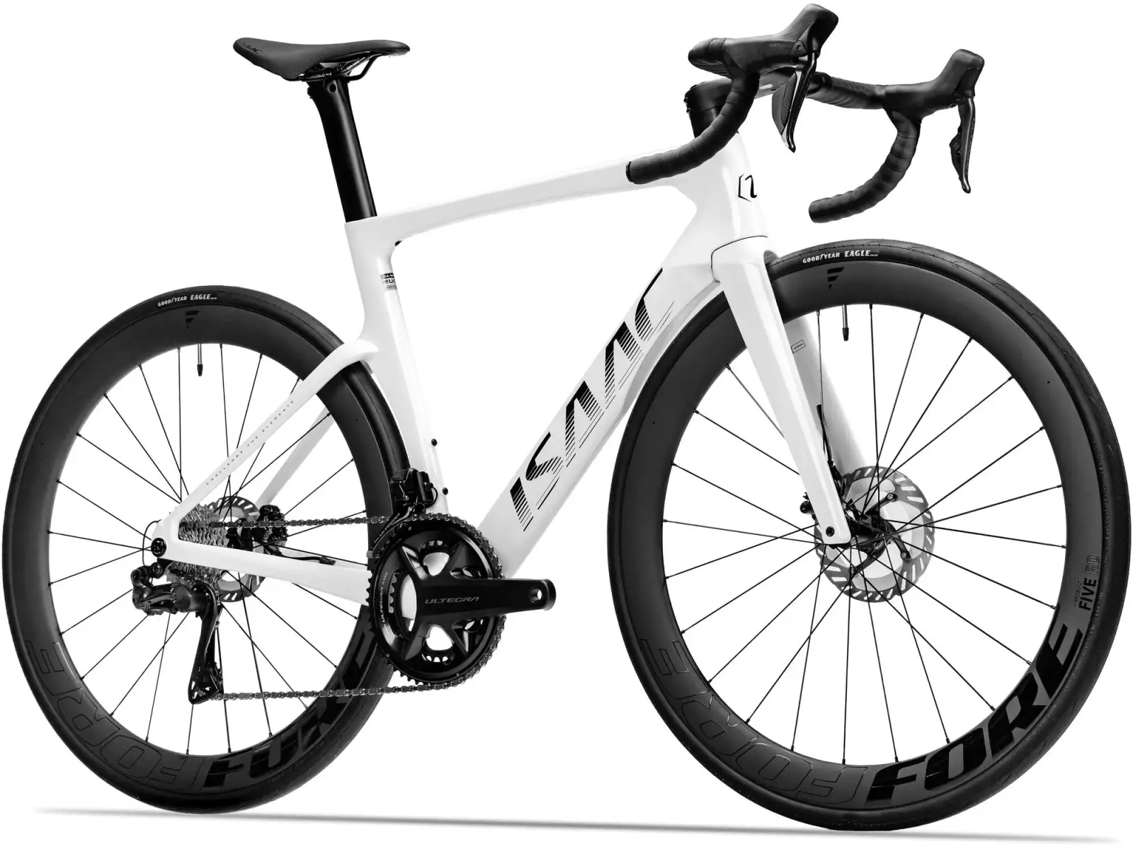 Isaac Meson Ultegra Di2 Rennrad Mineral White
