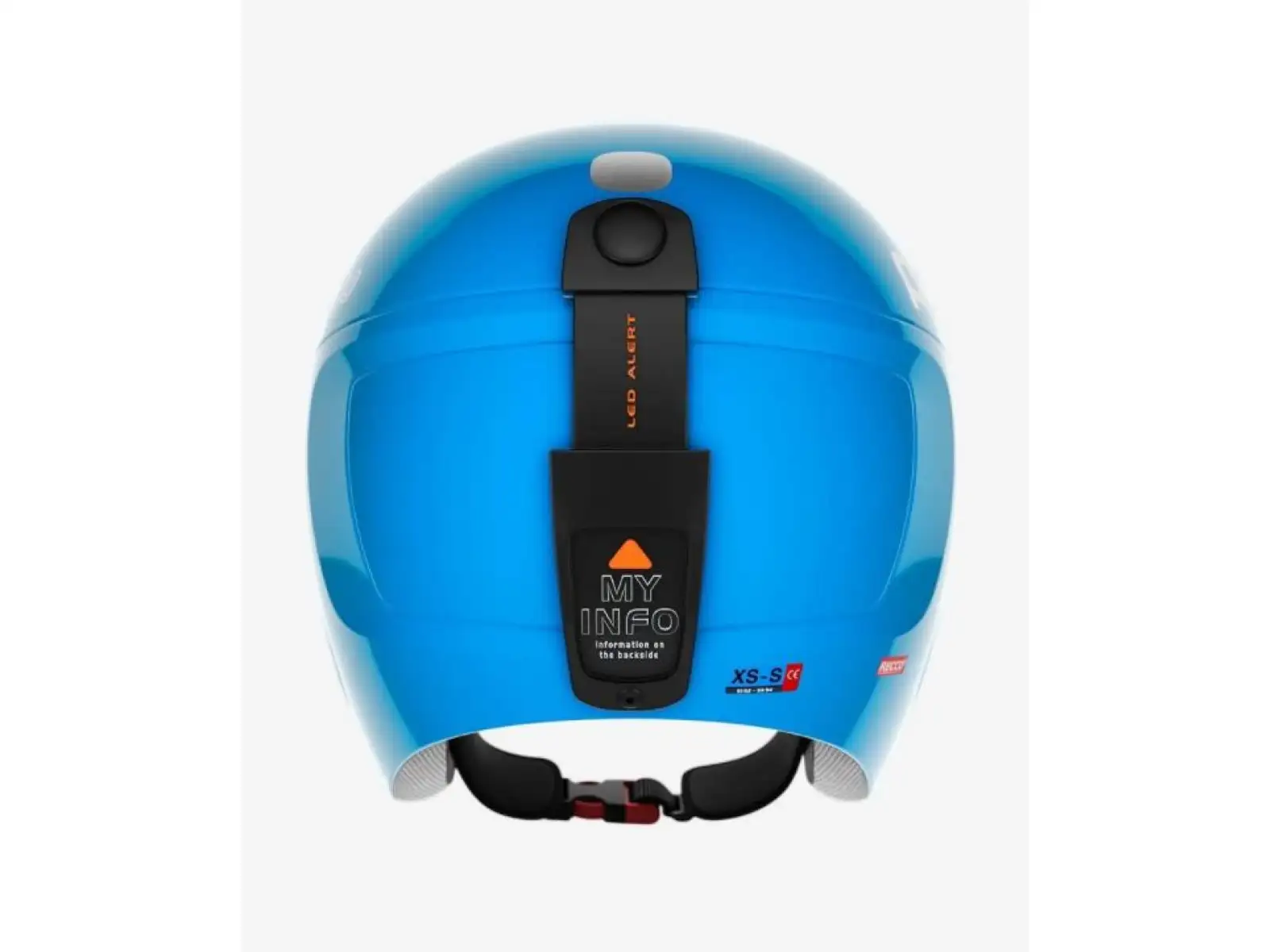 POC POCito Skull Kinder Skihelm  fluorescent Blue, verstellbar, Einheitsgröße (51-54 cm)