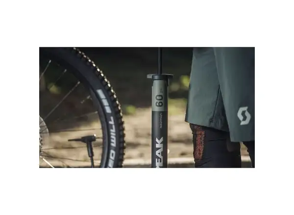 Topeak JoeBlow Mountain EX Werkstattpumpe Schwarz/Grün