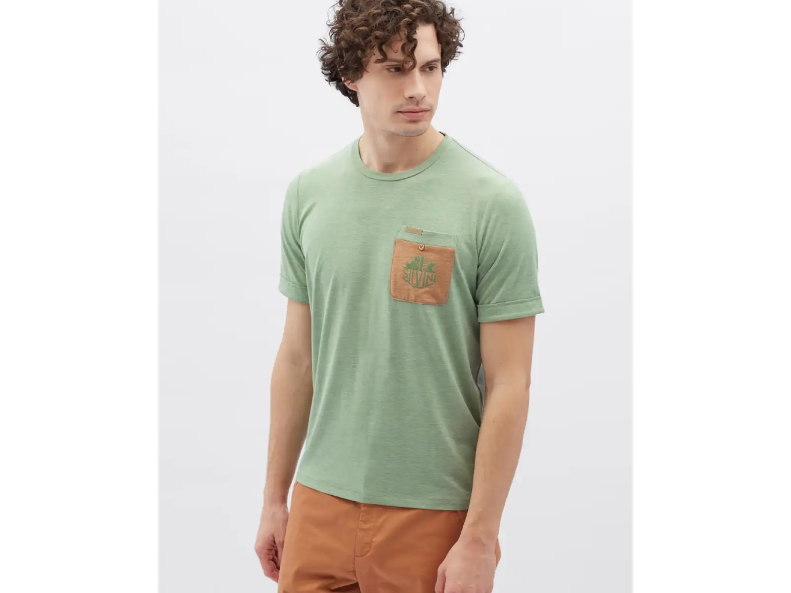 Silvini Calvisio Herren T-Shirt Kurzarm Olive/Tiger