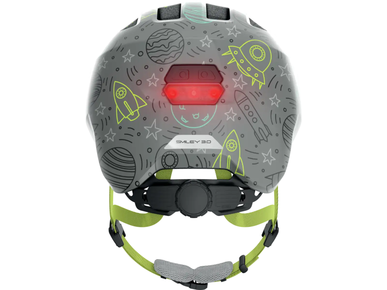 Abus Smiley 3.0 LED Kinderhelm Grey Space