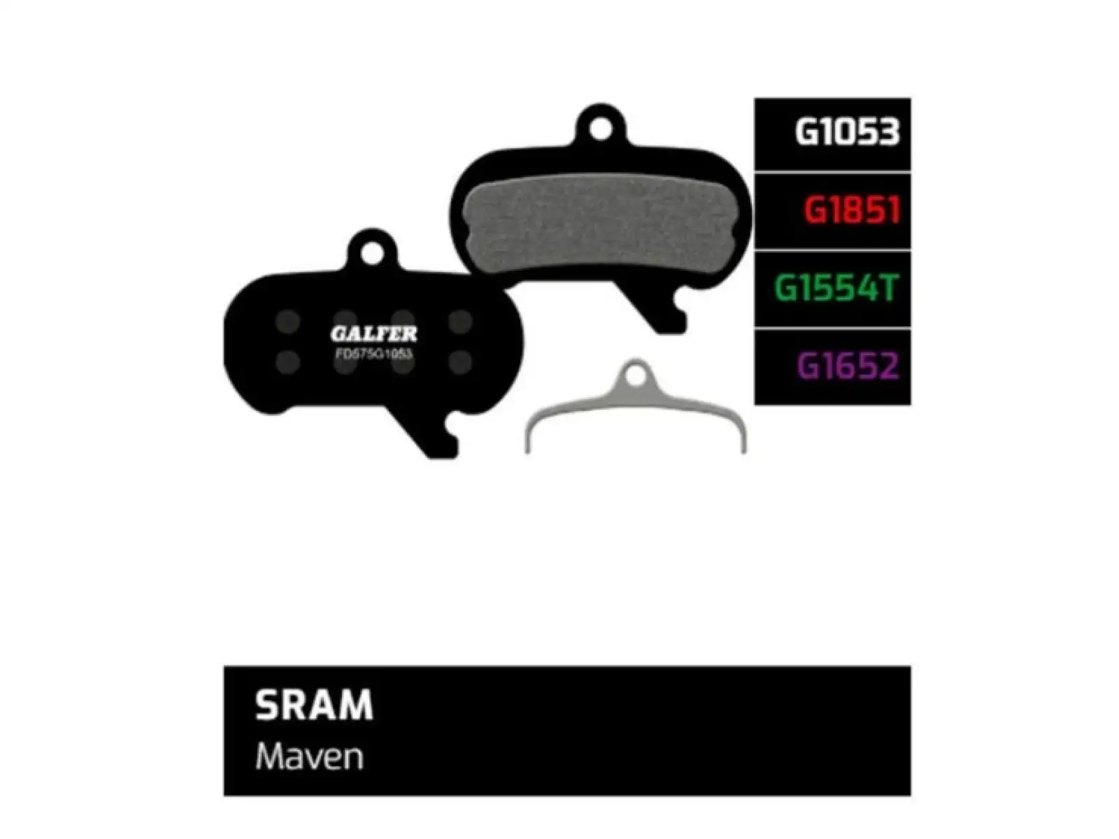 Galfer FD575 Performance Bremsbeläge für SRAM Maven
