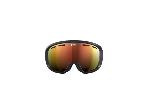 POC Fovea WF Skibrille Uranium Black/Partly Sunny Orange
