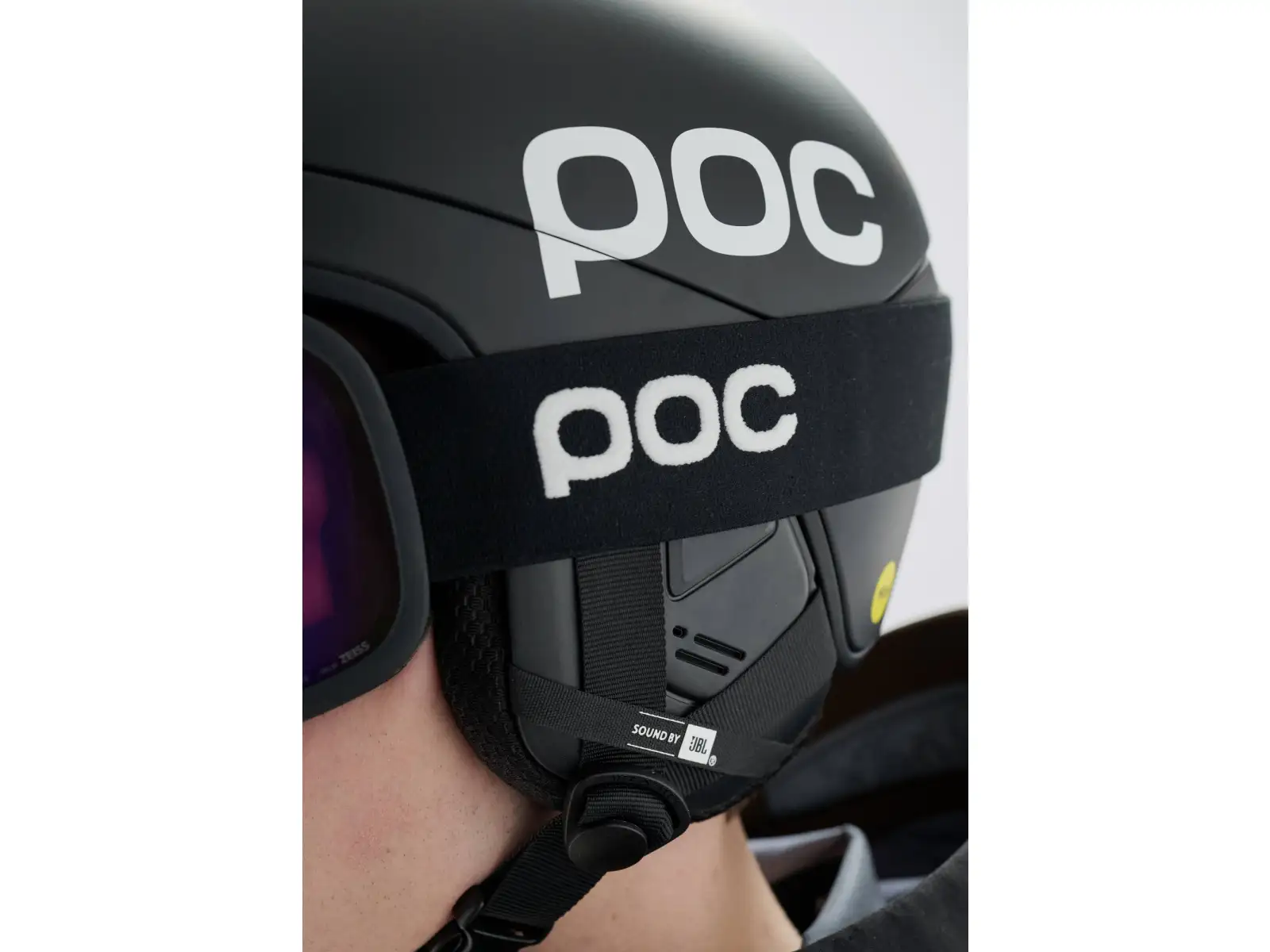 POC Obex Contour Communication Skihelm Sylvanite Grey Matt/Uranium Black Matt
