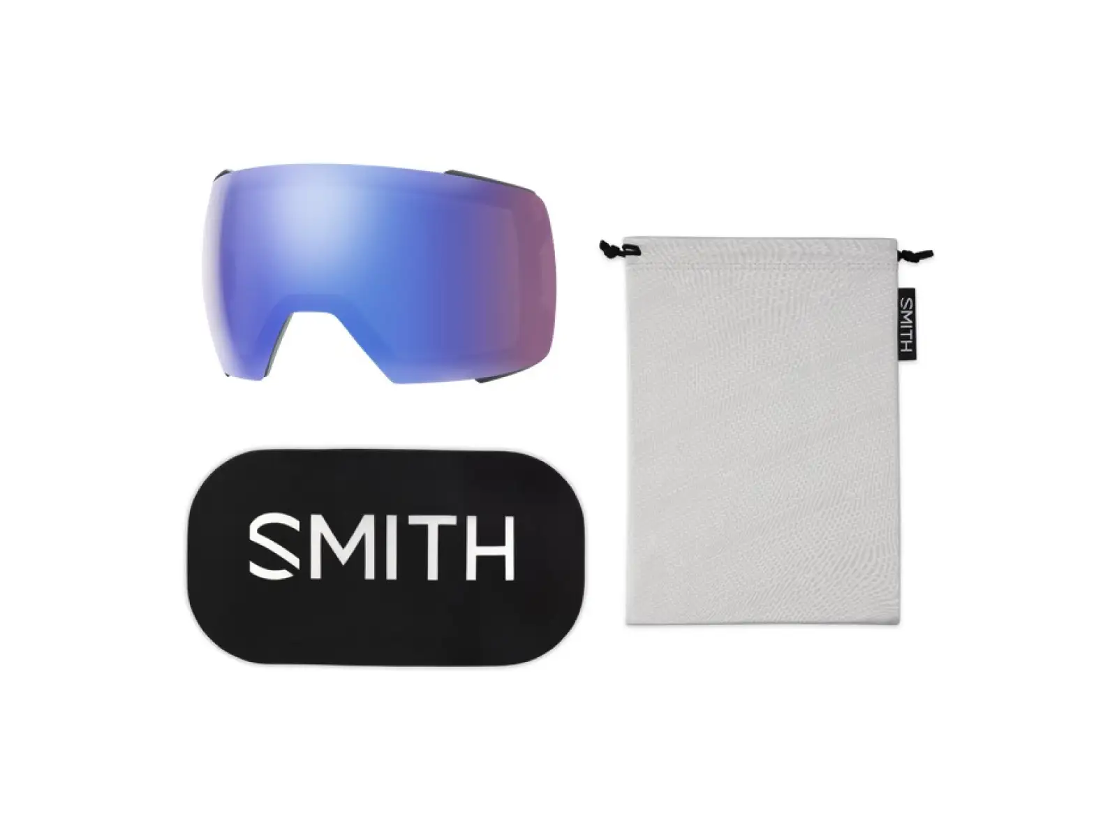 Smith I/O Mag XL Skibrille Black / ChromaPop Everyday Green Mirror (2 Gläser)