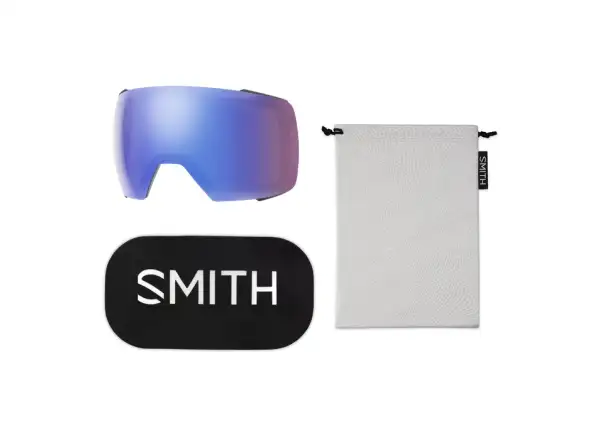 Smith I/O Mag XL Skibrille Black / ChromaPop Everyday Green Mirror (2 Gläser)