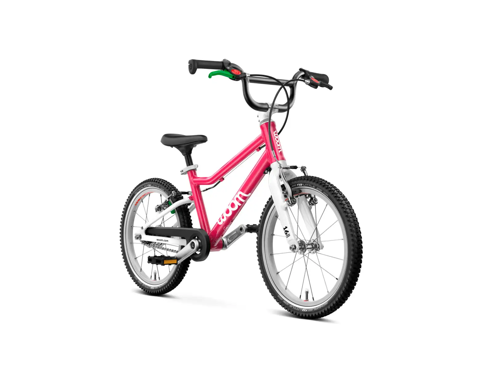 Woom GO 3 Automagic Hot Pink 16 Kinderfahrrad