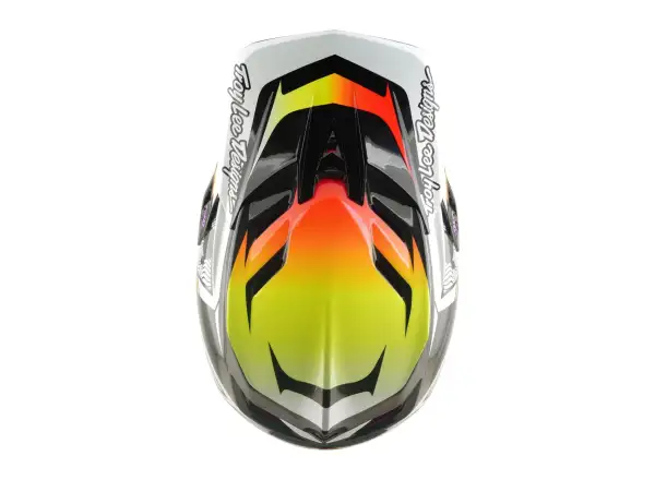 Troy Lee Designs D4 Carbon MIPS Helm Lined up Black