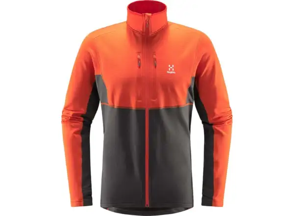 Haglöfs Roc Sheer Mid Herren-Sweatshirt orange/grau