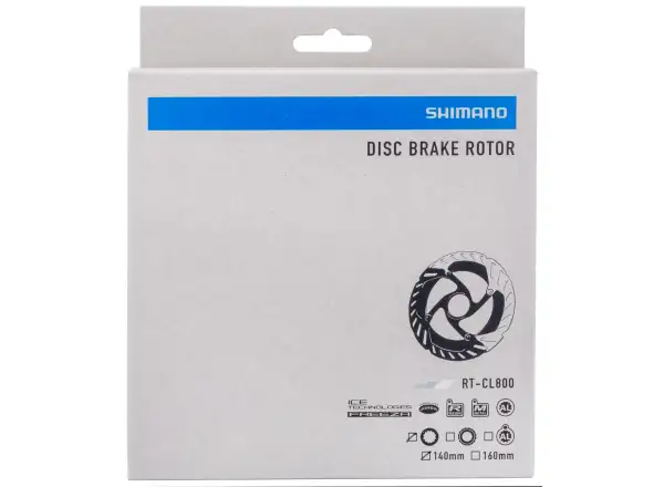 Shimano RT-CL800 Bremsscheibe 180 mm, Center Lock, Ice Tech, Außen-Lockring