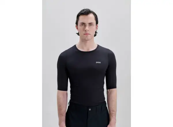 POC Layer Mid Herren Funktionsunterhemd Kurzarm Uranium Black