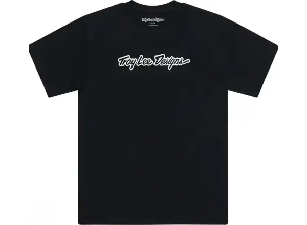 Troy Lee Designs Signature T-Shirt Kurzarm Black