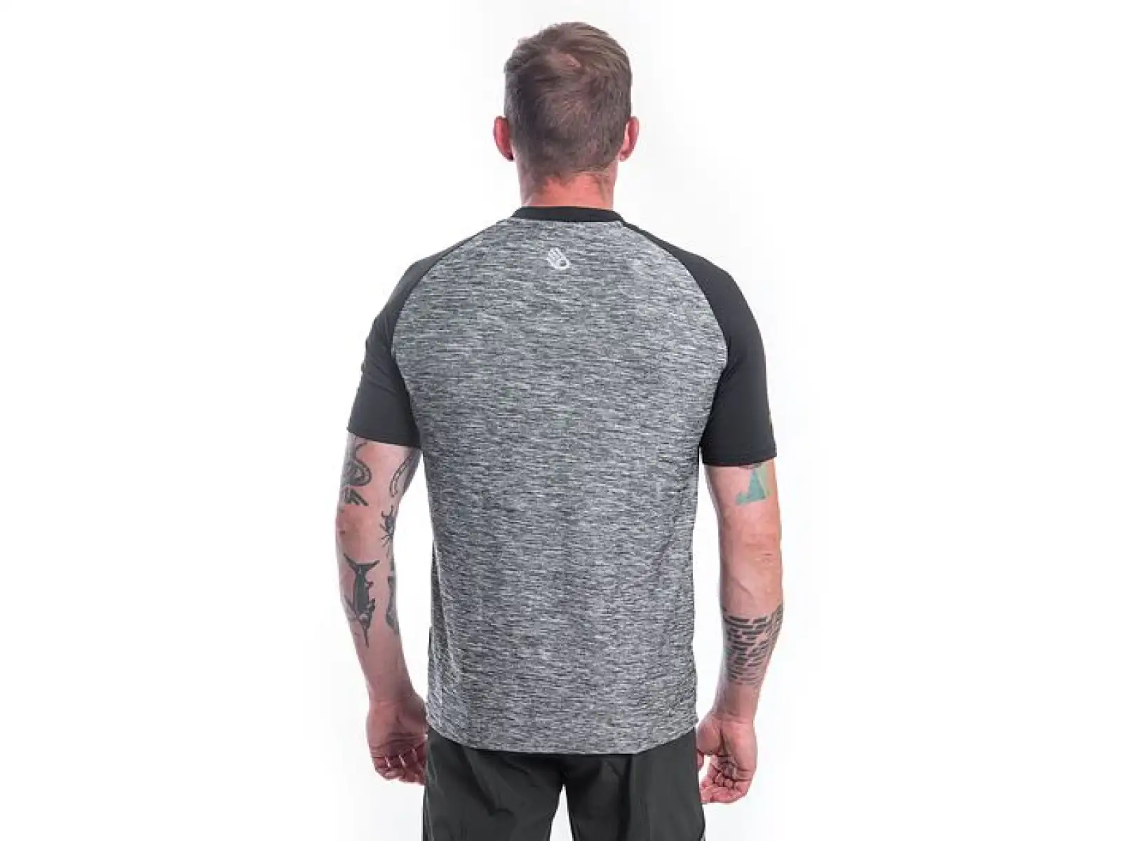Sensor Charger Herren Trikot Kurzarm grau/schwarz