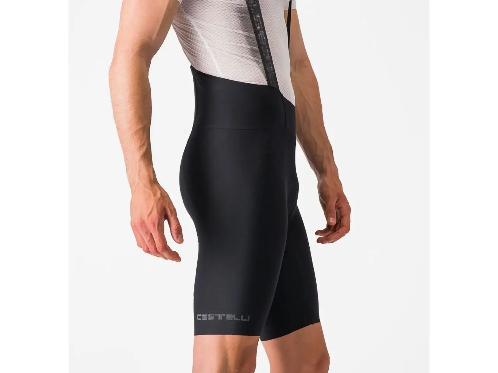 Castelli Espresso 3 Herren-Trägershorts mit Polster und Trägern Schwarz