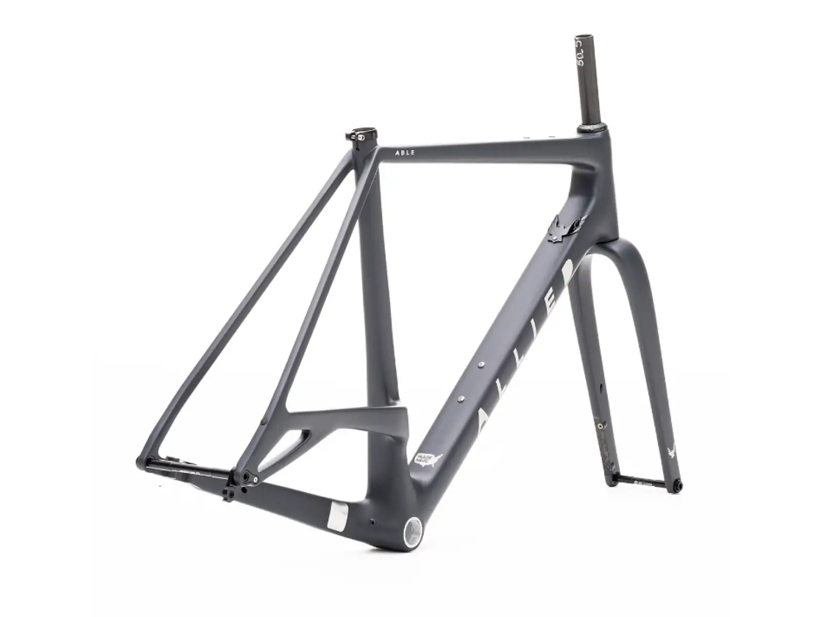 Allied Cycle Works Able Gravel-Rahmenset Schwarz