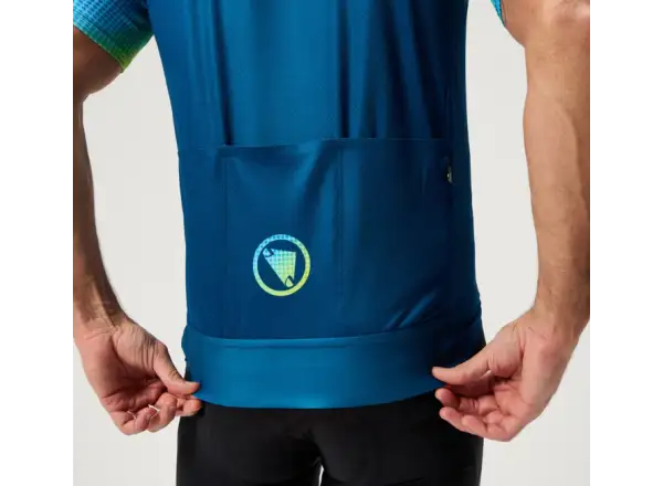 Endura FS260 Bitmap Herren Trikot kurzarm Barra Blue