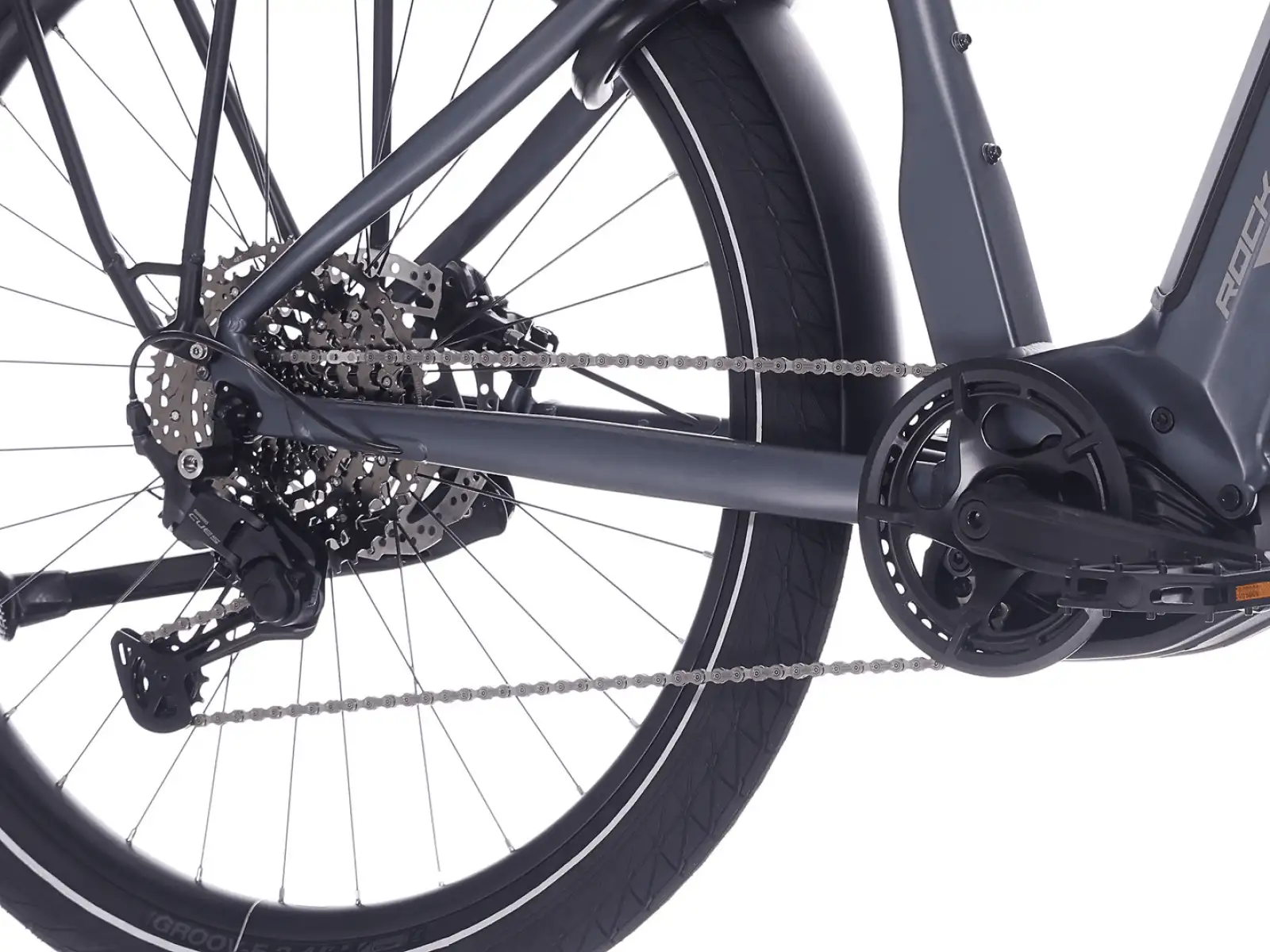 Rock Machine eRokk B90 City Tiefeinstiegs Elektrofahrrad – Matte Nightstrom Blue