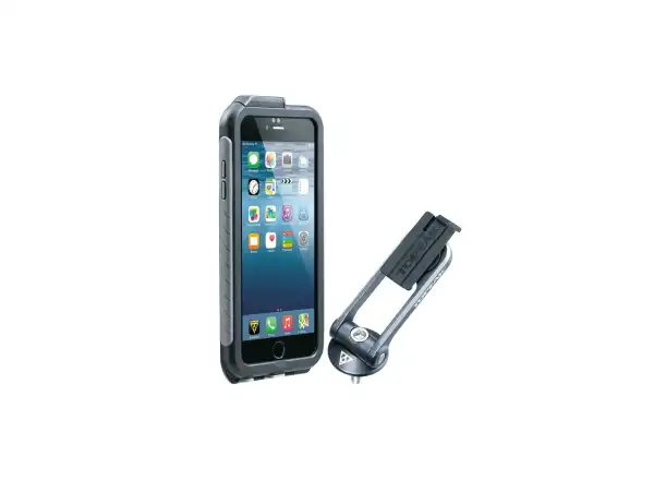 Topeak Wasserdichte Ridecase Hülle für iPhone 6 Schwarz/Grau