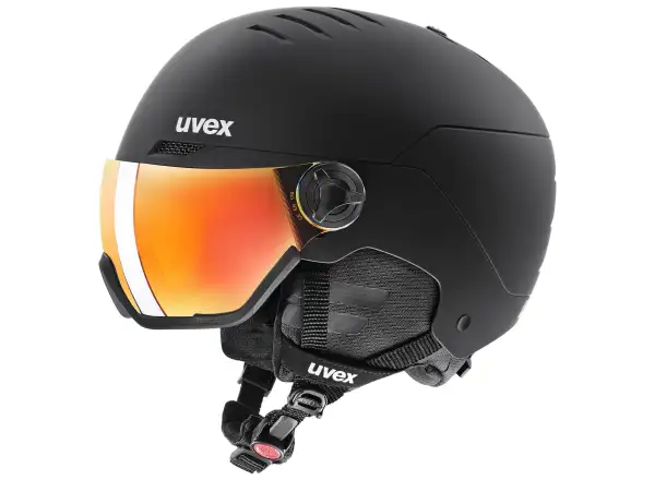 Uvex Wanted Visor Skihelm black matt
