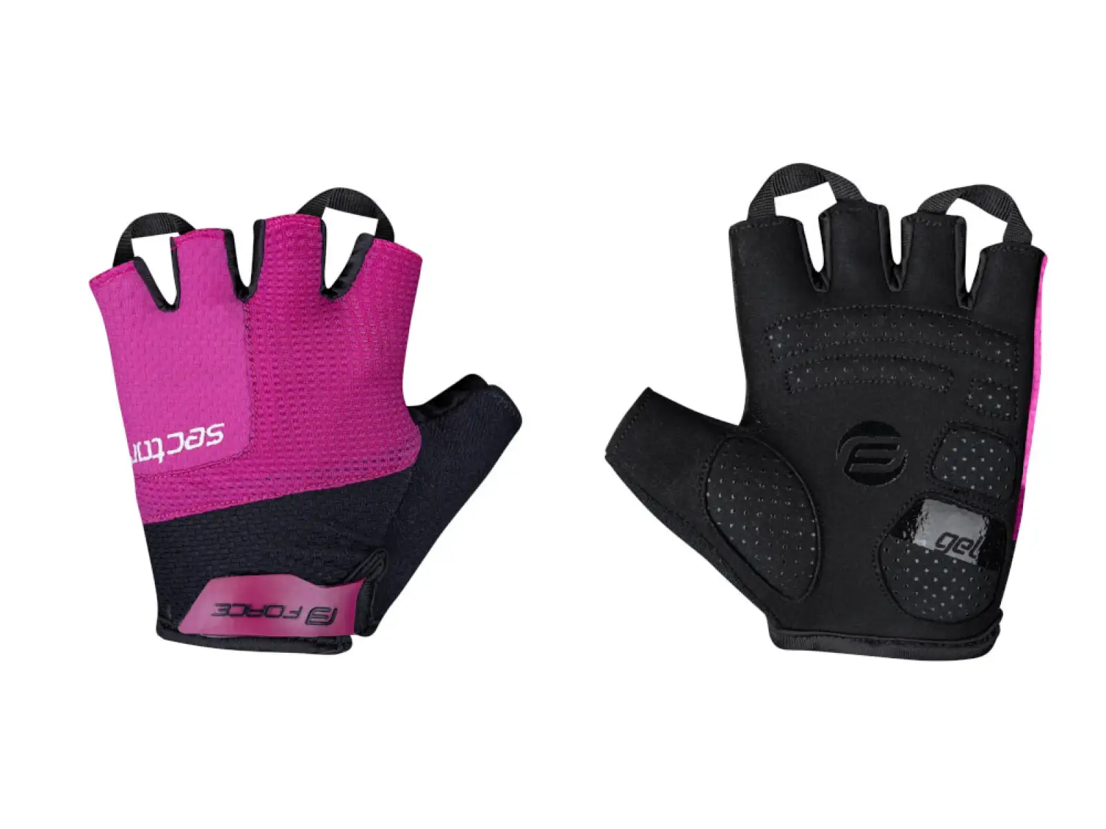 Force Sector Gel Handschuhe Schwarz/Rosa
