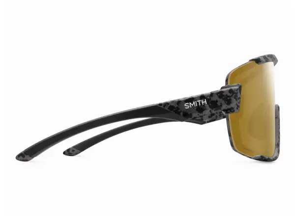Smith Wildcat Brille Mate Grau/Marmor/ChromaPop Polarized Bronze-Spiegel