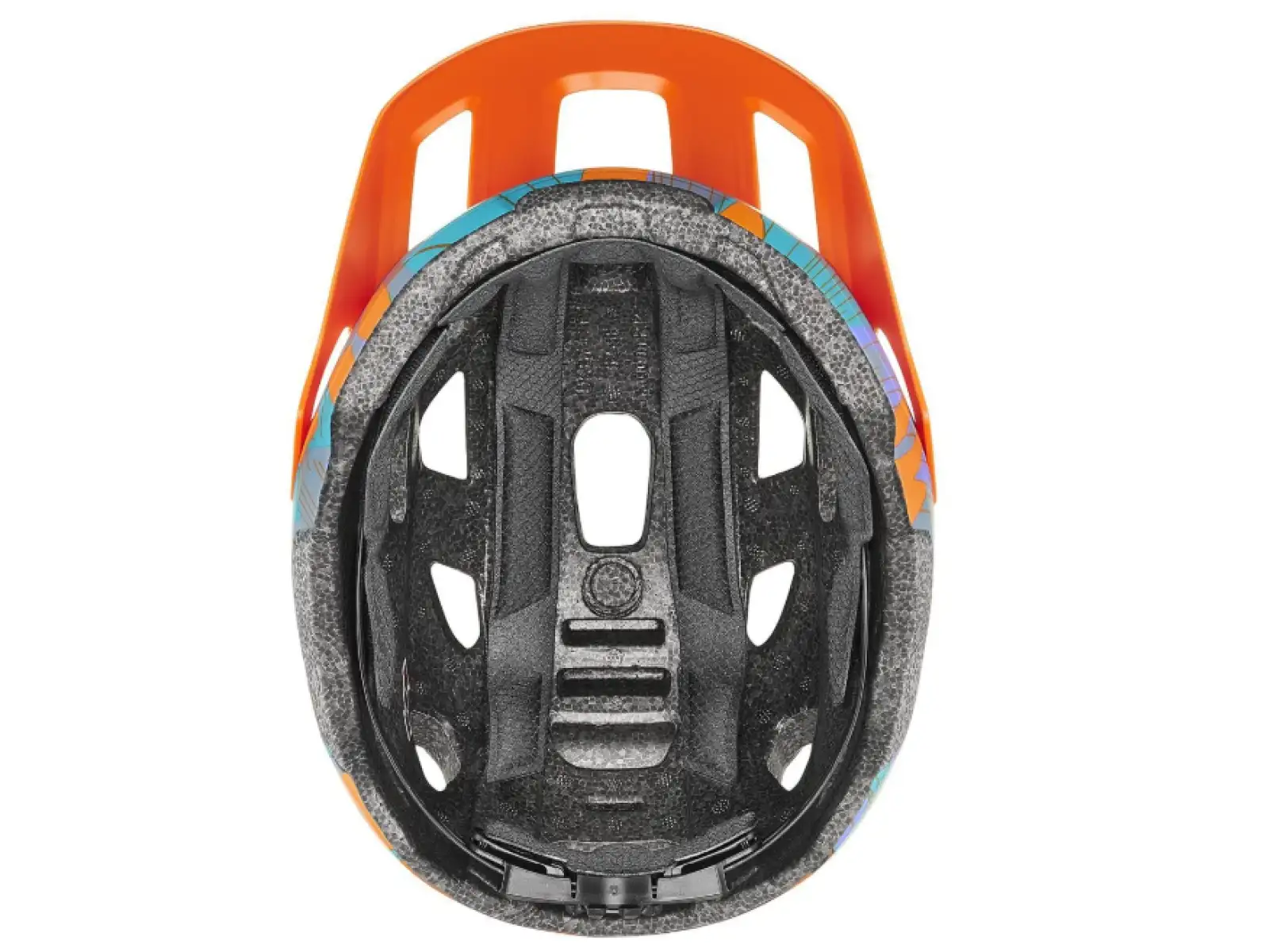 Uvex React Jr. Kinderhelm Papaya/Camo Matt