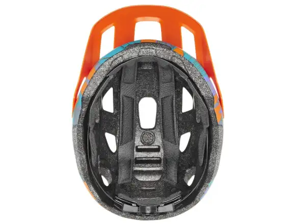 Uvex React Jr. Kinderhelm Papaya/Camo Matt