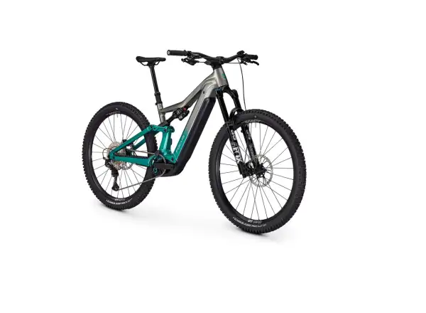 Focus JAM2 6.9 600 Wh Mountain-E-Bike Nepalsilver / Emeraldgreen