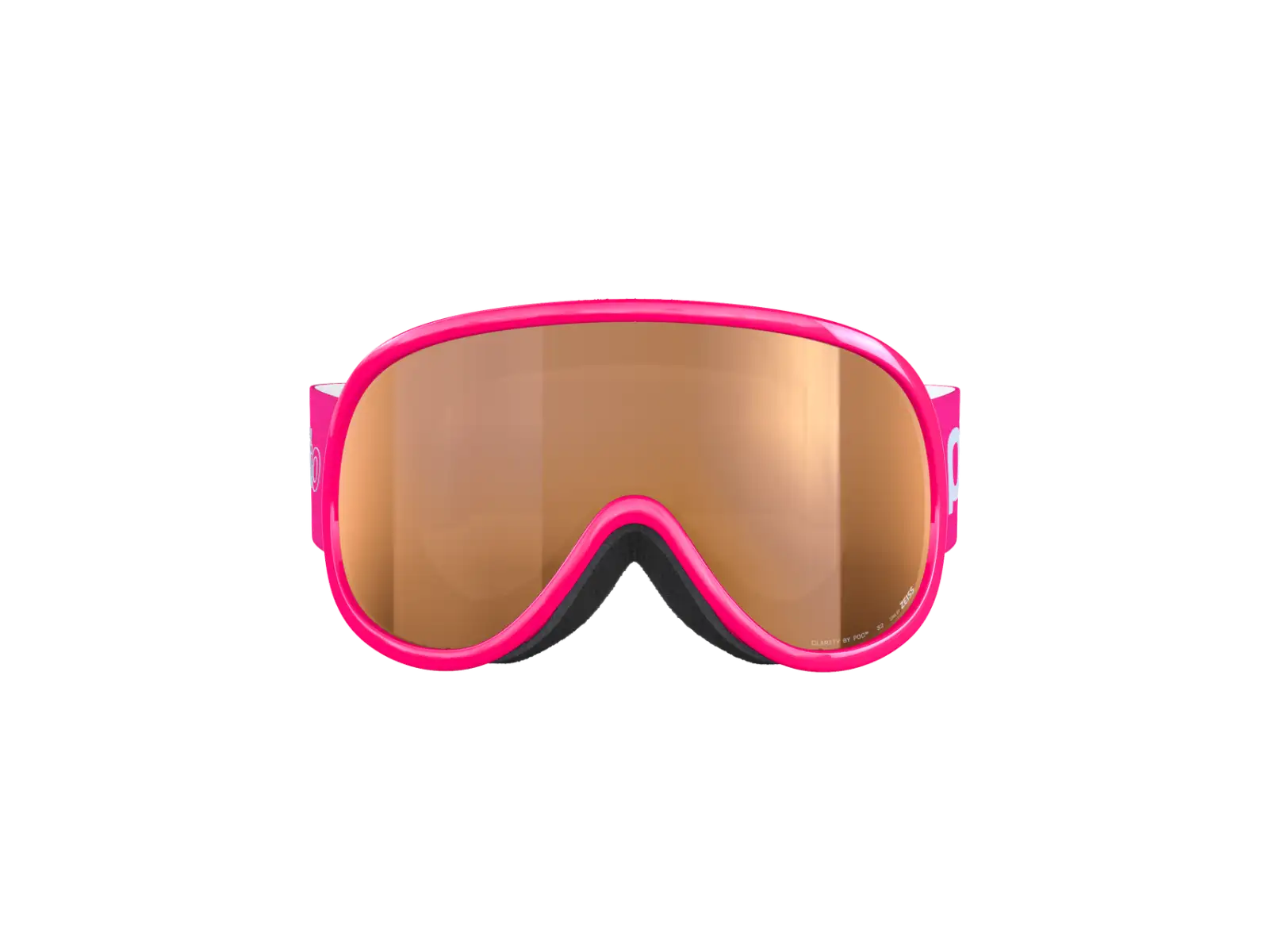 POC POCito Retina Kinder Skibrille Fluorescent Pink/ Teilweise sonniges Hellorange