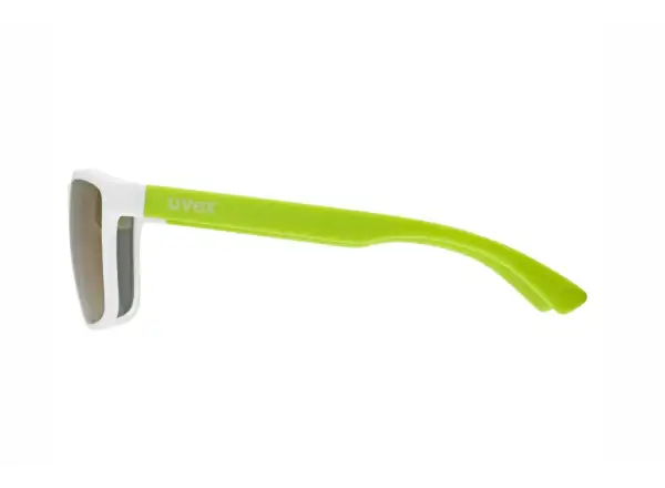 Uvex Rookie Kinderbrille White/Lime Matt/Mirror Green