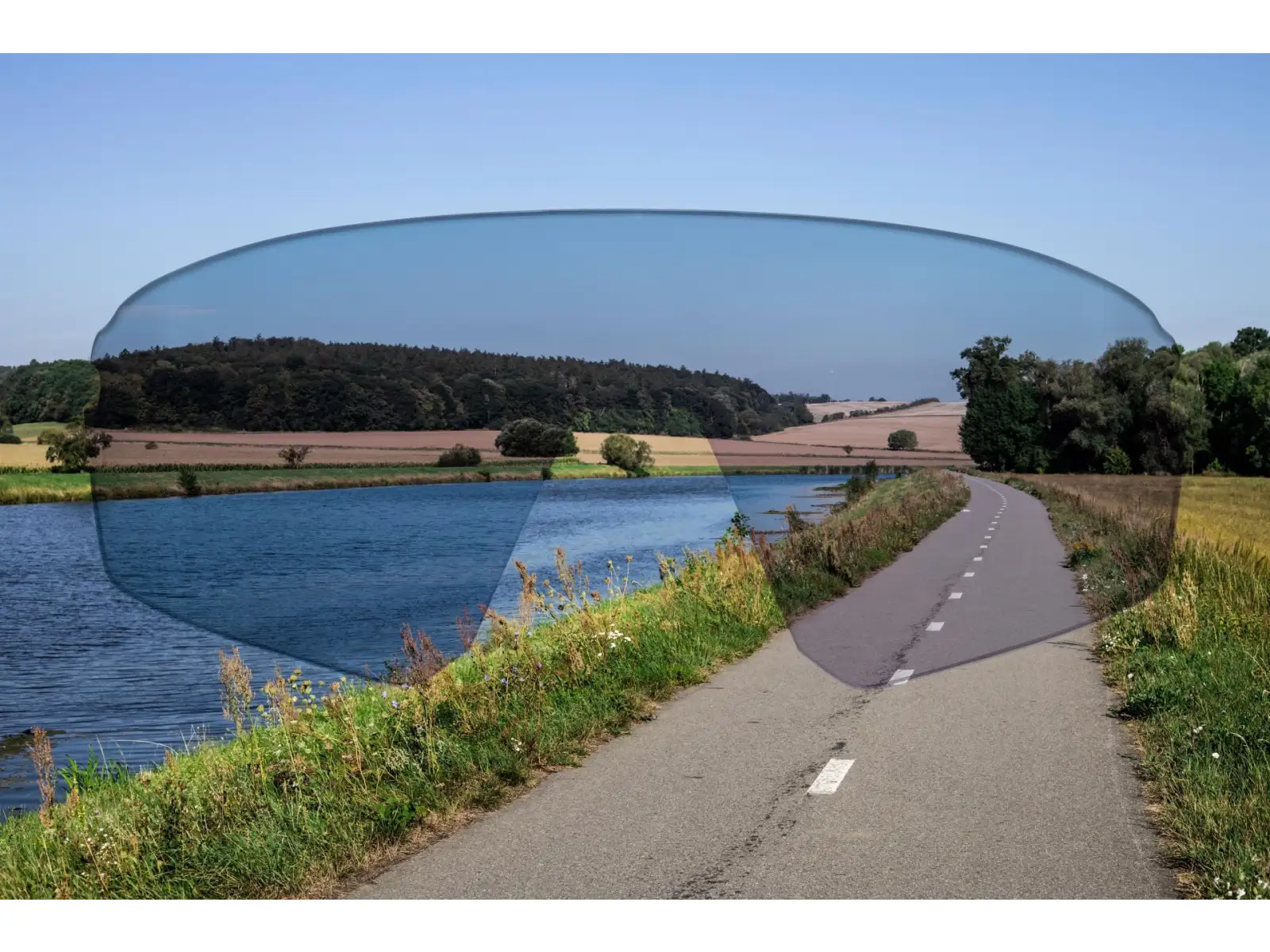 Force Mantra Ersatzglas in spiegelndem Schwarz