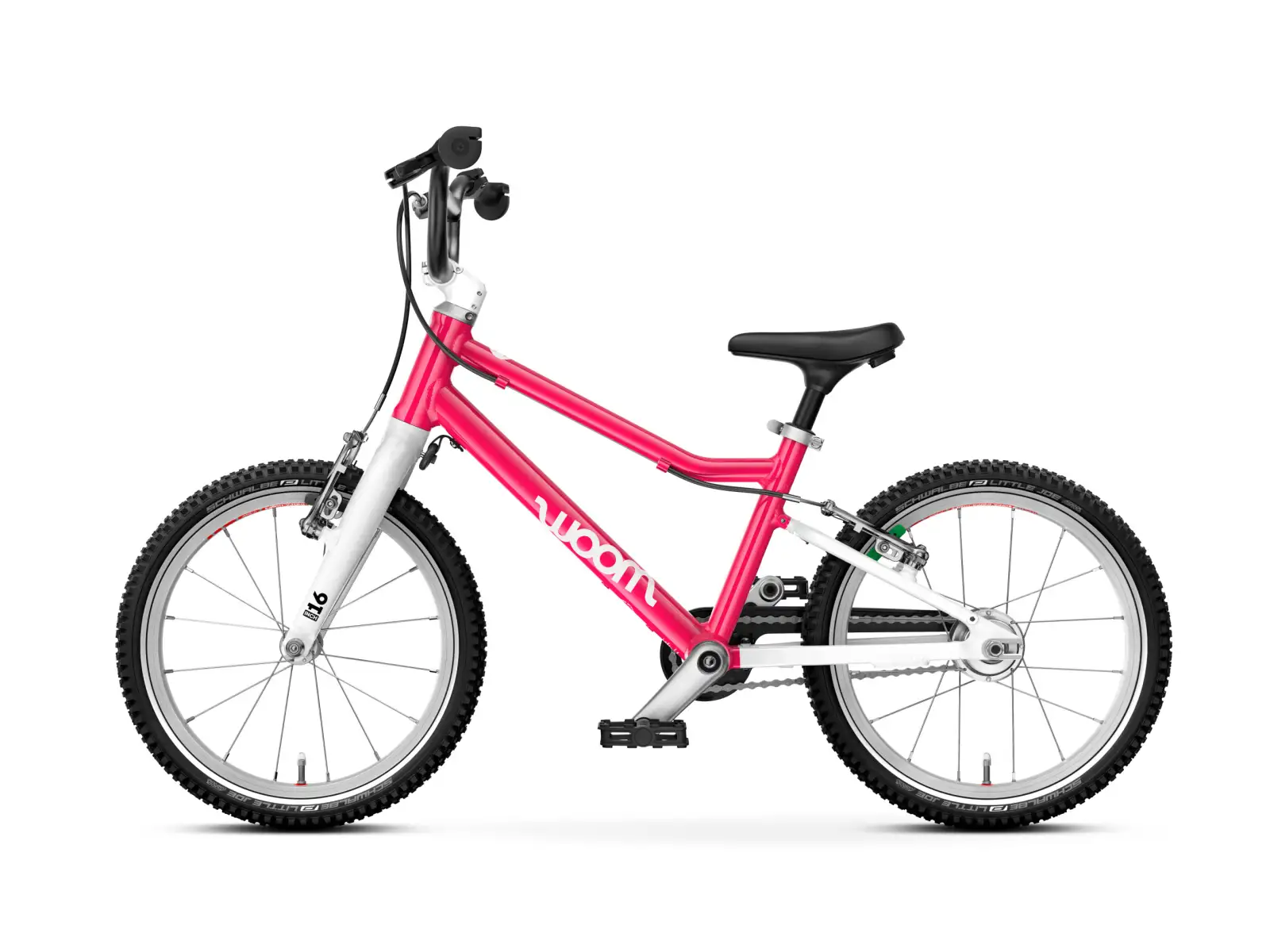 Woom GO 3 Automagic Hot Pink 16 Kinderfahrrad