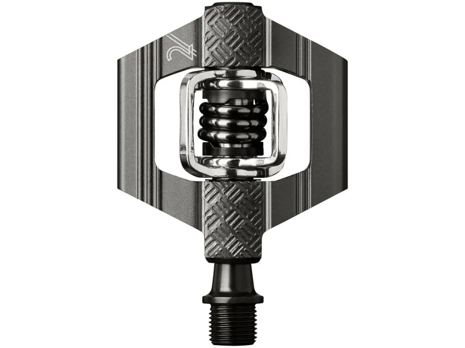 Crankbrothers Candy 2 Tritt-Pedale in Dunkelgrau.