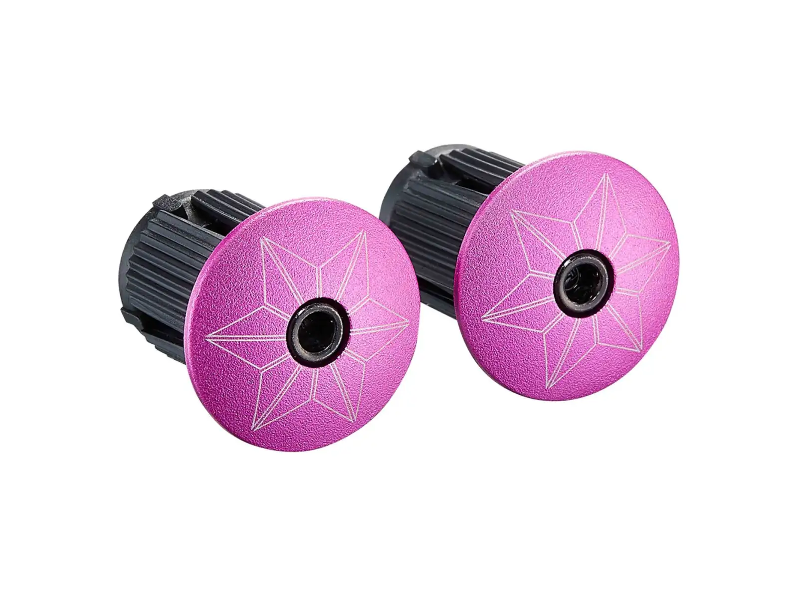 Supacaz Super Sticky Kush Splat Lenkerband Neon Pink/Pink Plugs