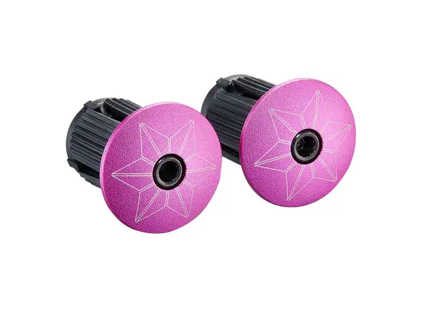 Supacaz Super Sticky Kush Splat Lenkerband Neon Pink/Pink Plugs